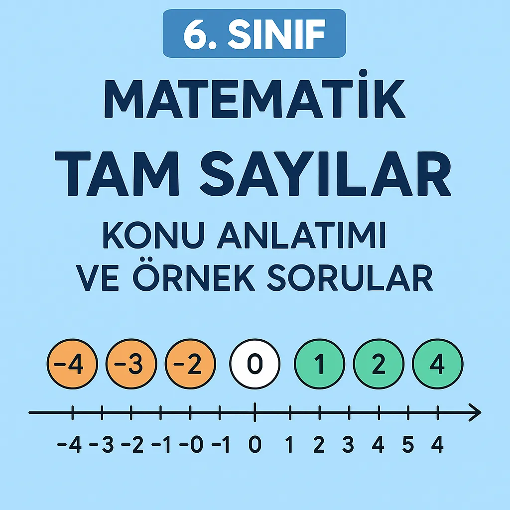 Tam Sayılar Konu Anlatımı