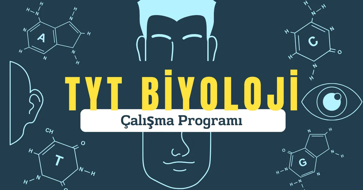 TYT Biyoloji Çalışma Programı 2026
