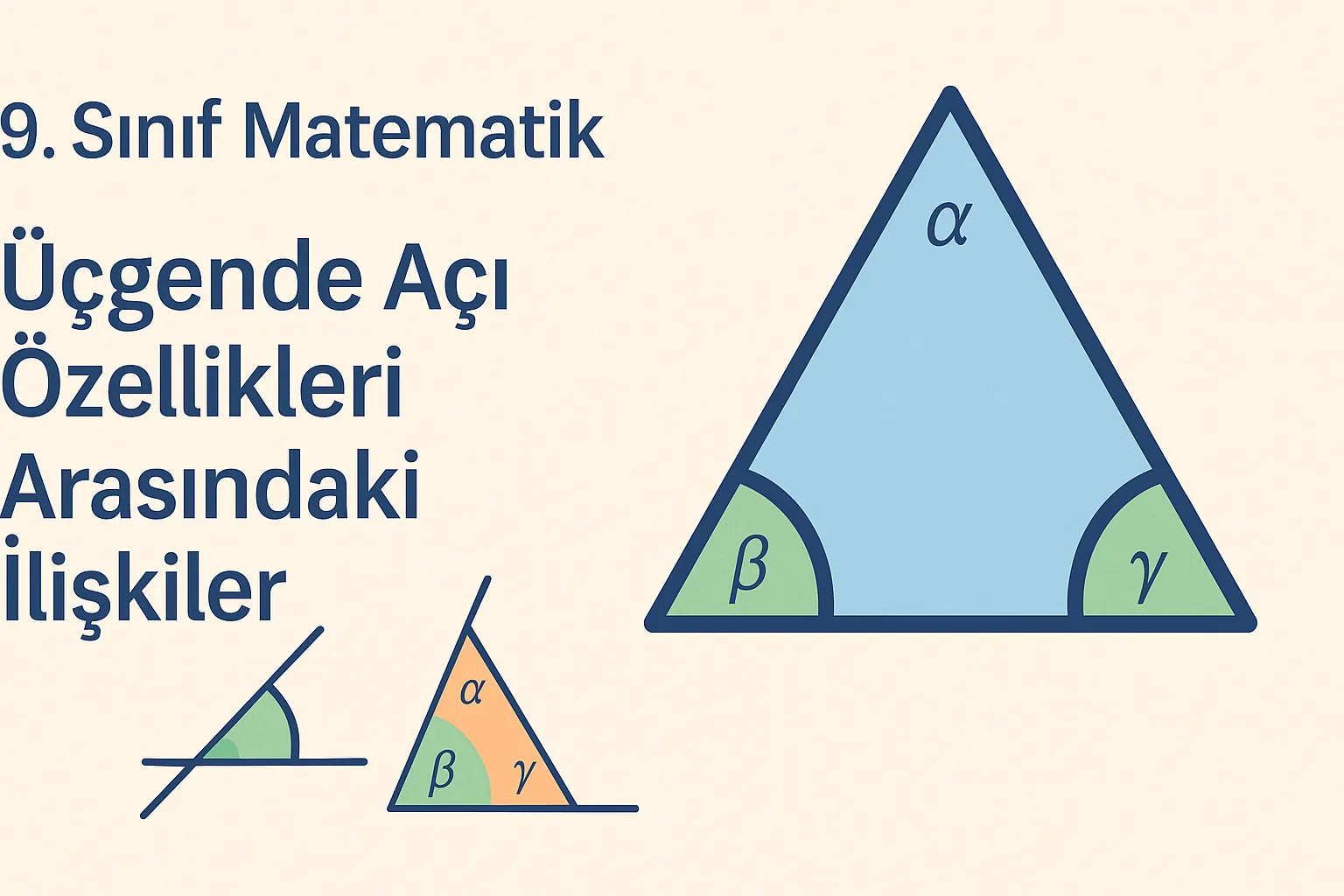 Üçgende Açı Özellikleri