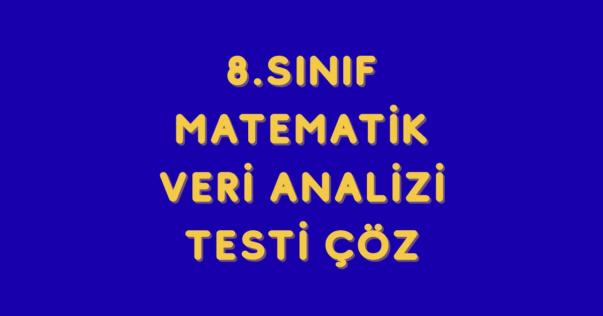 Veri Analizi Testi