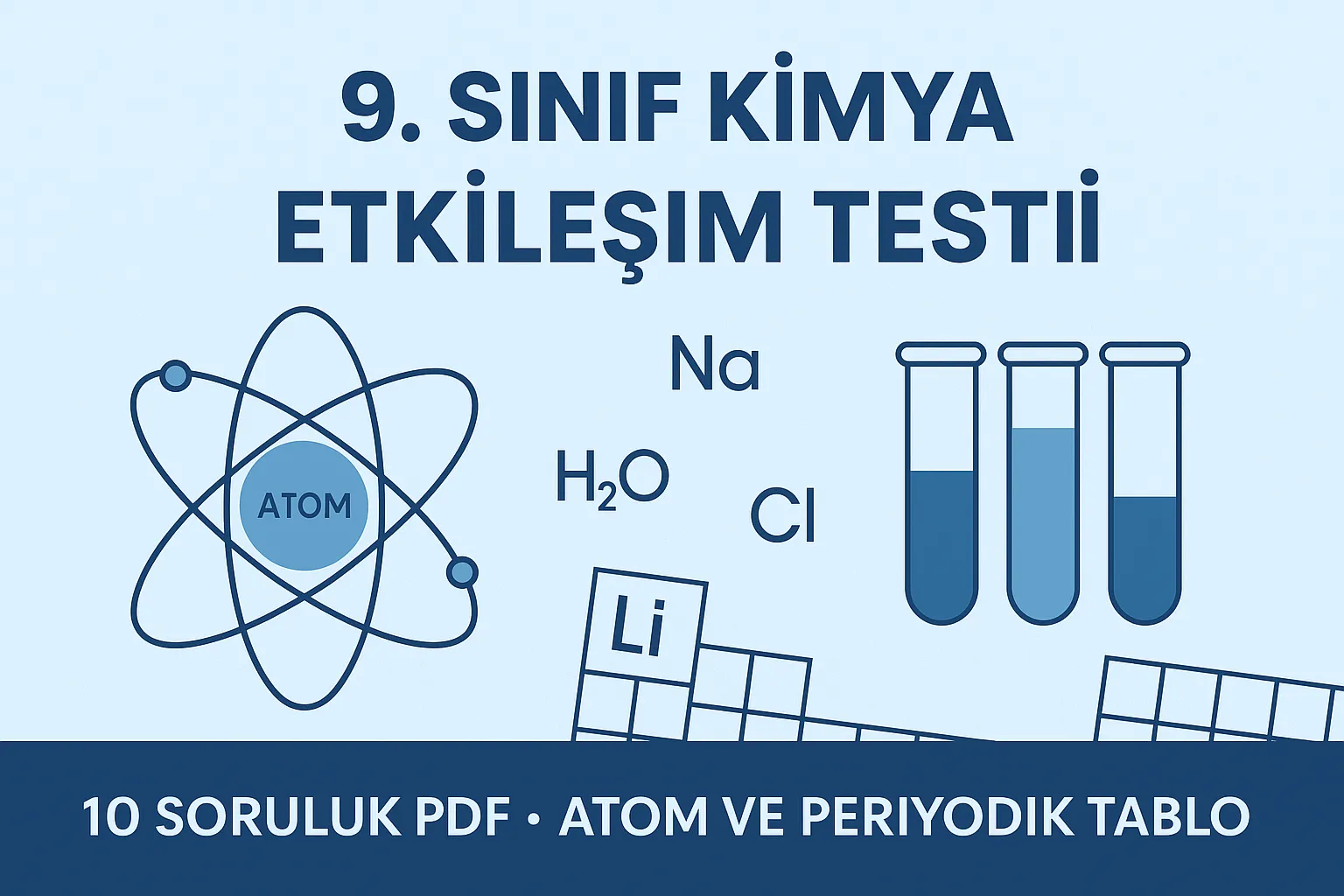 9. Sınıf Kimya Etkileşim Testi