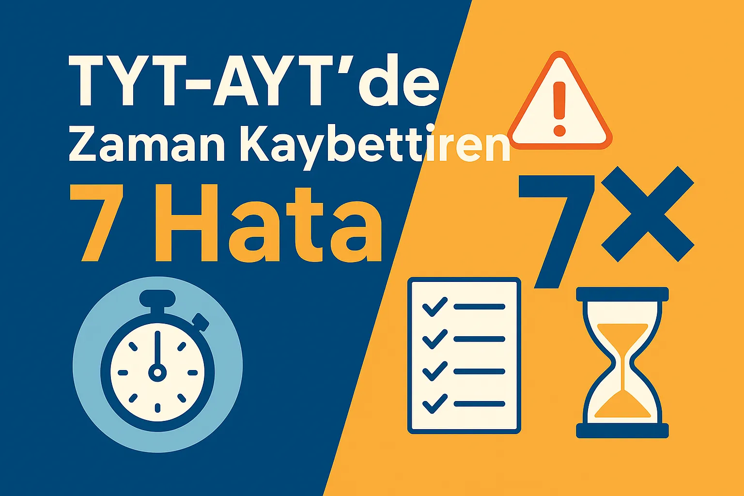 TYT–AYT’de Zaman Kaybettiren 7 Hata