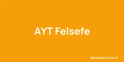AYT Felsefe