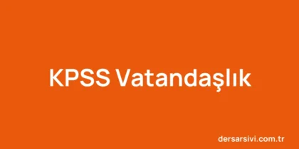 KPSS Vatandaşlık