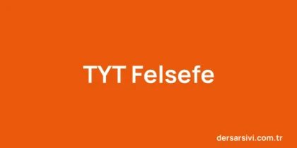 TYT Felsefe